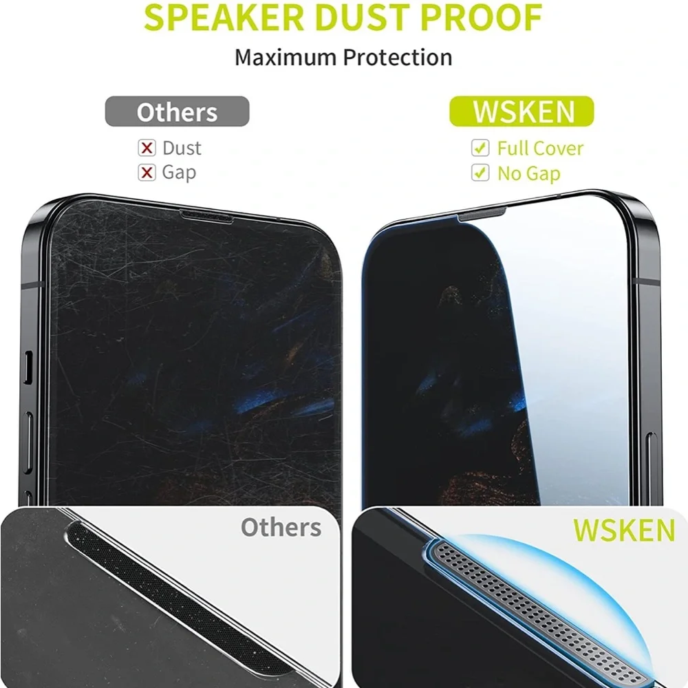 WSKEN for iPhone 14 Pro Max Screen Protector, New in sealed package